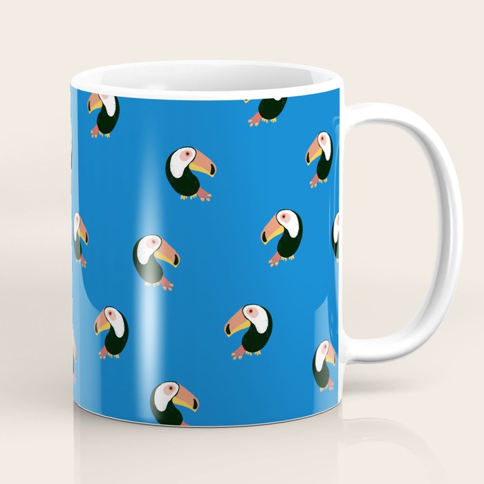 Toucans Blue Coffee Mug Gallery Image 1