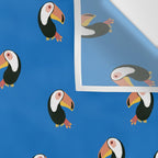 Toucans Blue Wall Tapestry Gallery Image 3