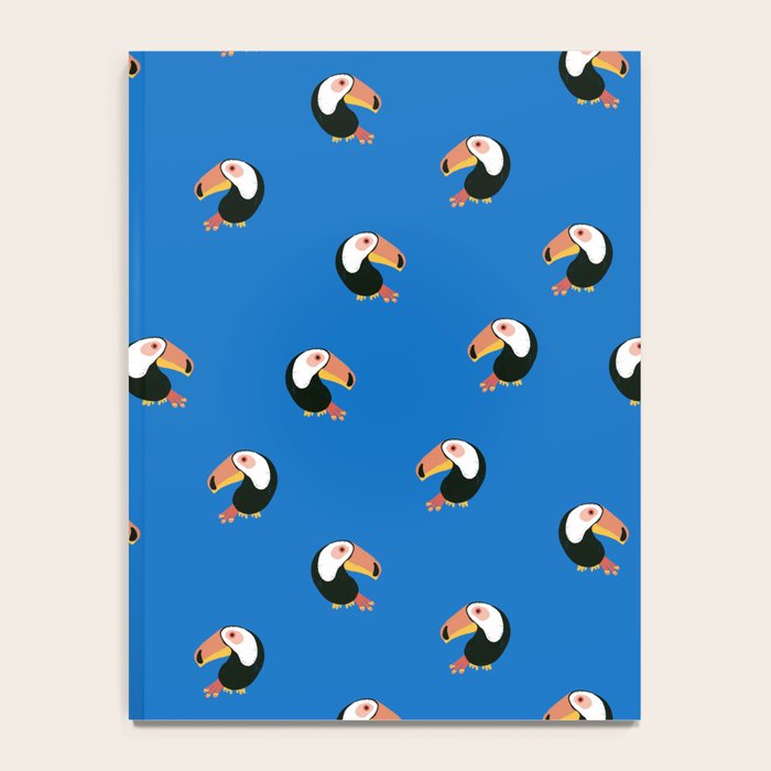 Toucans Blue Notebook Gallery Image 4