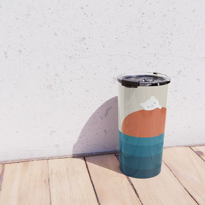 Cat Landscape 169 Travel Mug Gallery Image 4