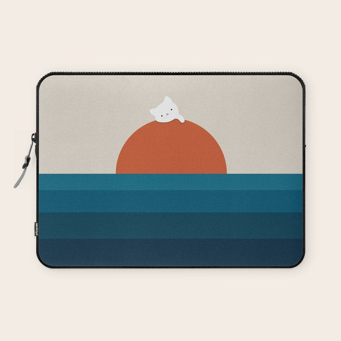 Cat Landscape 169 Laptop Sleeve Gallery Image 1