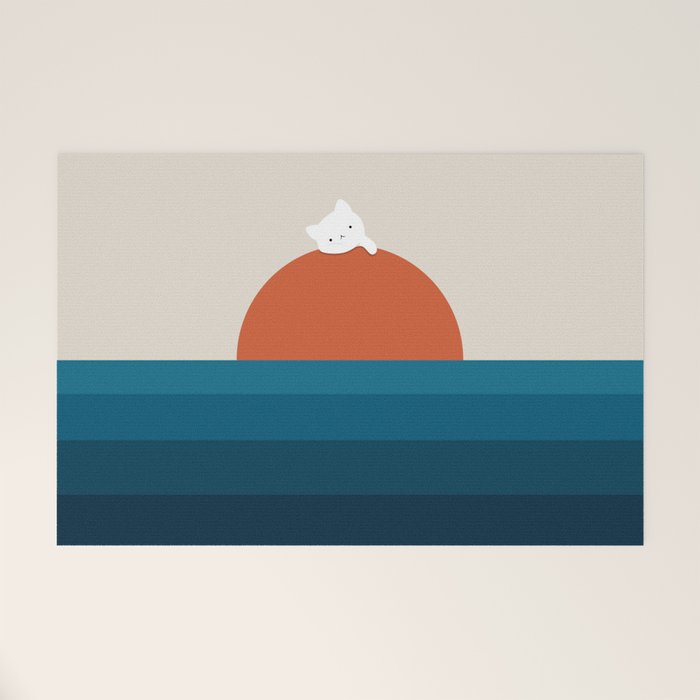 Cat Landscape 169 Welcome Mat Gallery Image 1