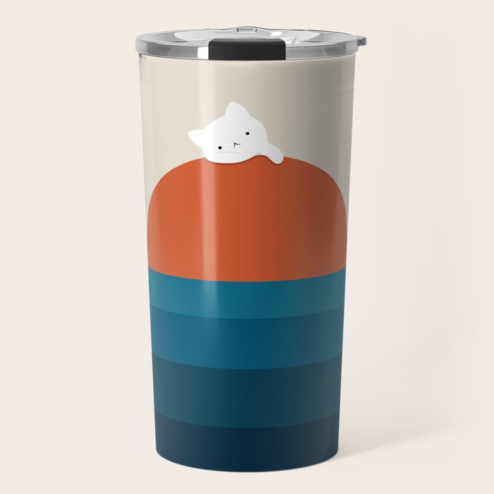 Cat Landscape 169 Travel Mug Gallery Image 1