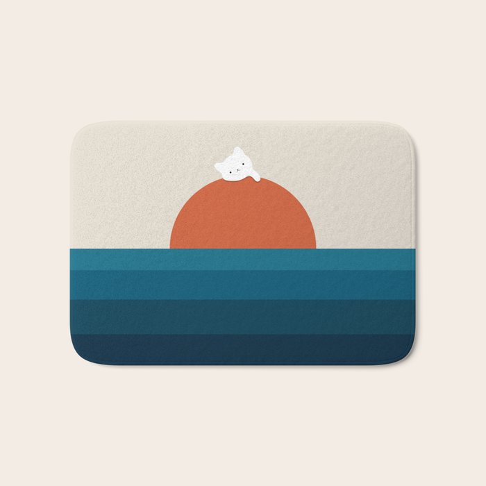Cat Landscape 169 Bath Mat Gallery Image 1