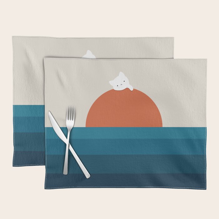 Cat Landscape 169 Placemat Gallery Image 1