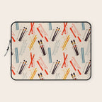 Ski time pattern Laptop Sleeve Gallery Image 1