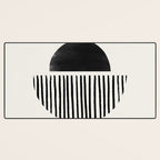 Balancing Stripes NO.2 | Black Desk Mat Gallery Image 3