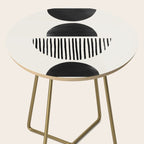 Balancing Stripes NO.2 | Black Side Table Gallery Image 2