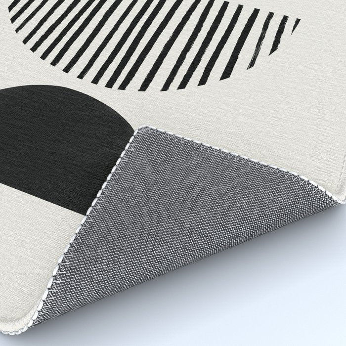 Balancing Stripes NO.2 | Black Rug Gallery Image 4