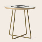 Balancing Stripes NO.2 | Black Side Table Gallery Image 1