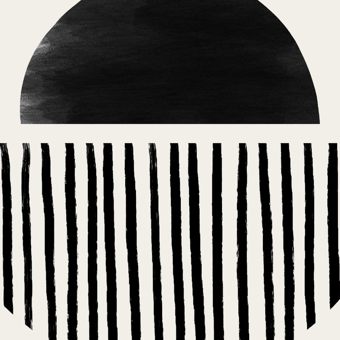 Balancing Stripes NO.2 | Black Coffee Mug Gallery Image 2