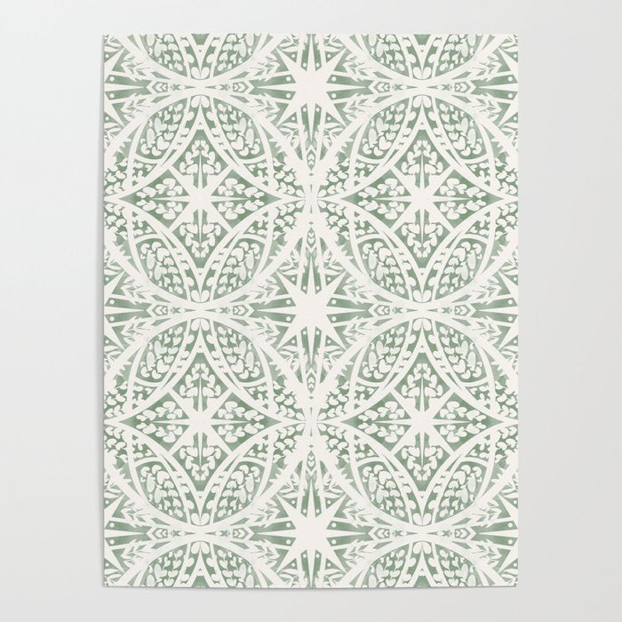 Green Nature Fantasy Tiles B Poster Gallery Image 4
