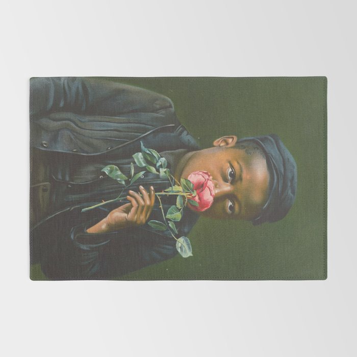 Vintage African American Art Rug Gallery Image 2