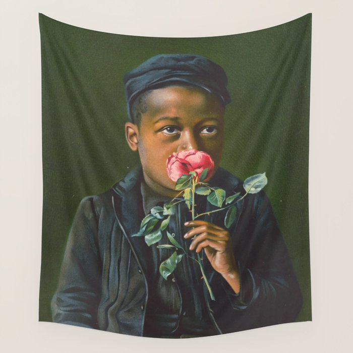 Vintage African American Art Wall Tapestry Gallery Image 4