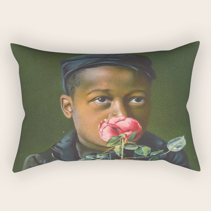 Vintage African American Art Rectangular Pillow Gallery Image 2