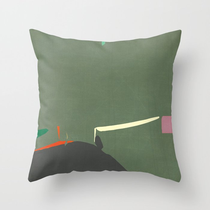 Cellist Throw Pillow Gallery Image 1