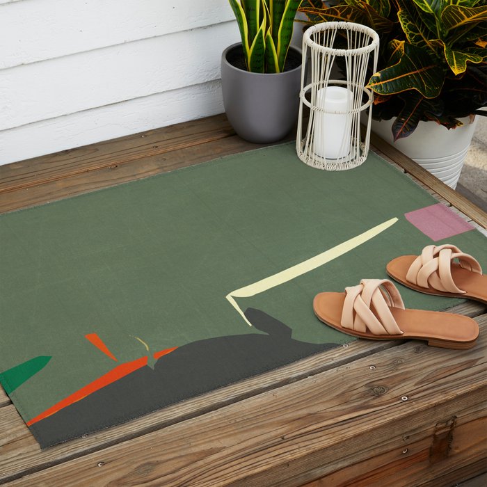 Cellist Outdoor Rug Gallery Image 2