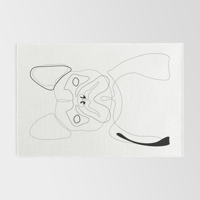 French Bulldog Rug Gallery Image 2