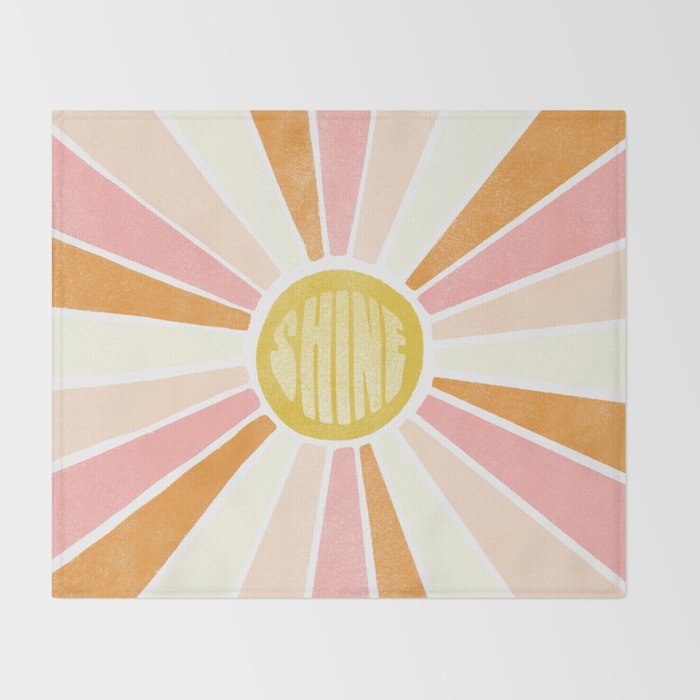 sundial shine Throw Blanket Gallery Image 2