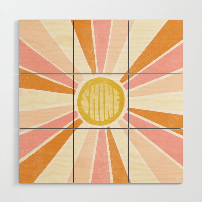 sundial shine Wood Wall Art Gallery Image 1