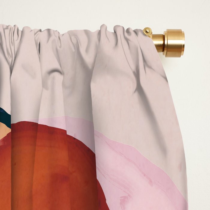 Modern Abstract Shapes 93 Window Curtain Gallery Image 2