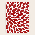 Christmas Floral Bloom, Red and White Notebook Gallery Image 4