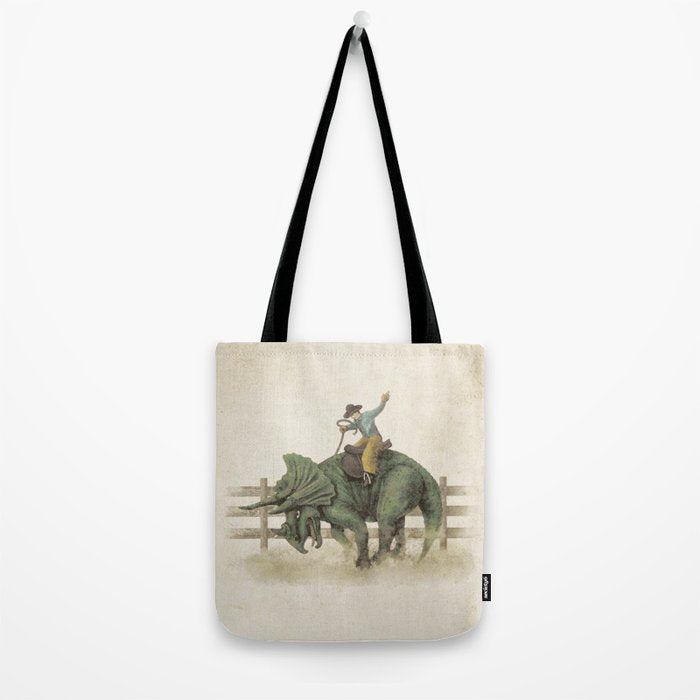 Dino Rodeo  Tote Bag Gallery Image 2