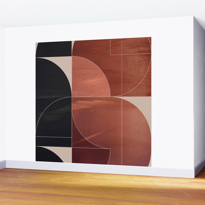 Minimal Geometric Shapes 216 Wall Mural Gallery Image 2