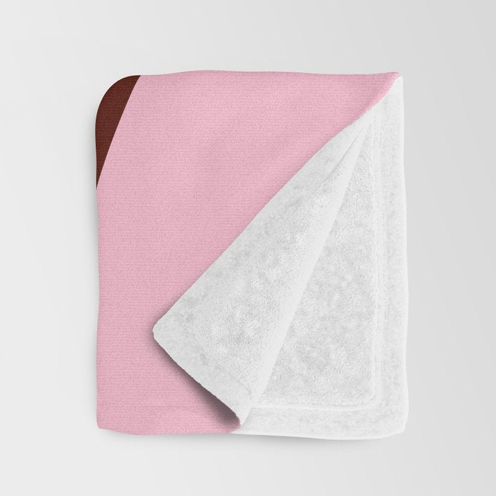 Pink and Burgundy Big Ol Stars Throw Blanket Gallery Image 3