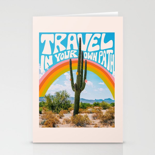 Travel In Your Own Path Stationery Card Gallery Image 2