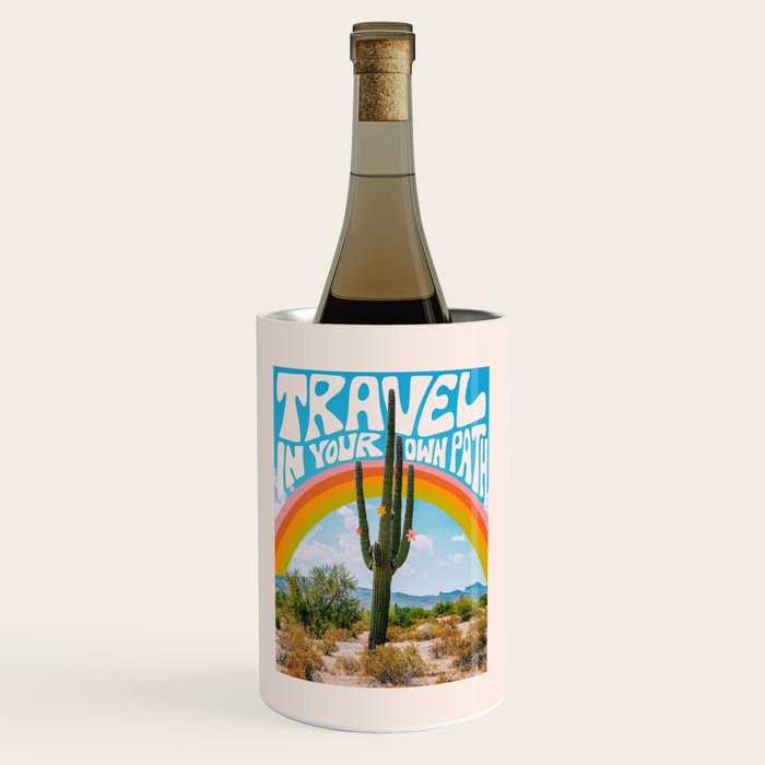 Travel In Your Own Path Wine Chiller Gallery Image 1