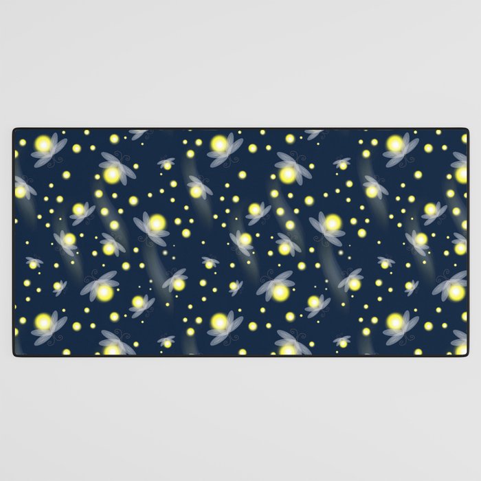 Fireflies at Night Desk Mat Gallery Image 3