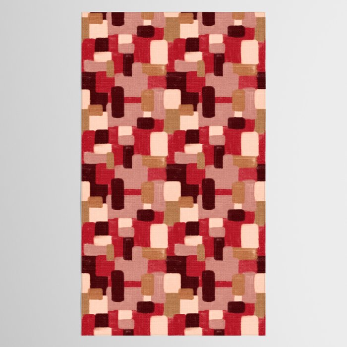 Modern Craft Abstract Pattern - Geometric Pattern Tablecloth Gallery Image 2