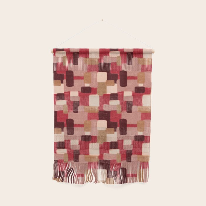 Modern Craft Abstract Pattern - Geometric Pattern Wall Hanging Gallery Image 1