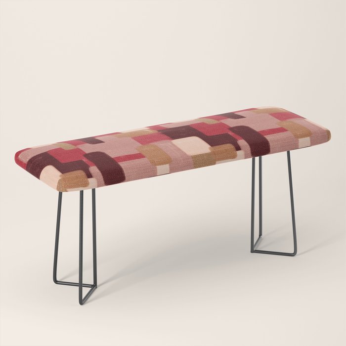 Modern Craft Abstract Pattern - Geometric Pattern Bench Gallery Image 1