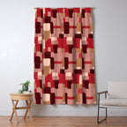 Modern Craft Abstract Pattern - Geometric Pattern Window Curtain Gallery Image 5