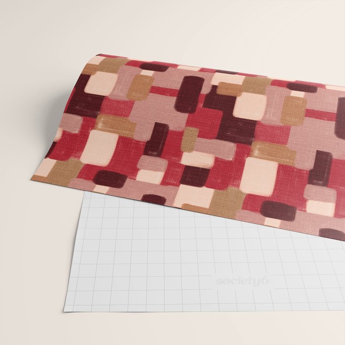 Modern Craft Abstract Pattern - Geometric Pattern Wrapping Paper Gallery Image 2