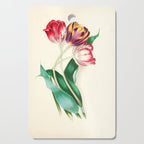 Tulips by Clarissa Munger Badger, "Floral Belles," 1866 (benefitting The Nature Conservancy) Cutting Board Gallery Image 1