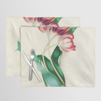 Tulips by Clarissa Munger Badger, "Floral Belles," 1866 (benefitting The Nature Conservancy) Placemat Gallery Image 1