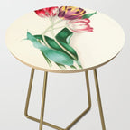 Tulips by Clarissa Munger Badger, "Floral Belles," 1866 (benefitting The Nature Conservancy) Side Table Gallery Image 2