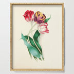 Tulips by Clarissa Munger Badger, "Floral Belles," 1866 (benefitting The Nature Conservancy) Serving Tray Gallery Image 1