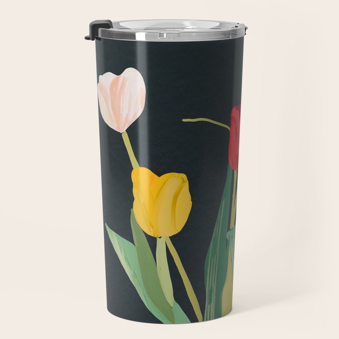 Flowers 32 Travel Mug Gallery Image 3