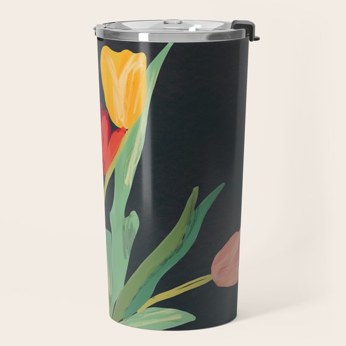 Flowers 32 Travel Mug Gallery Image 2