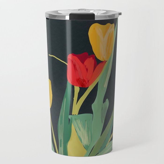 Flowers 32 Travel Mug Gallery Image 1