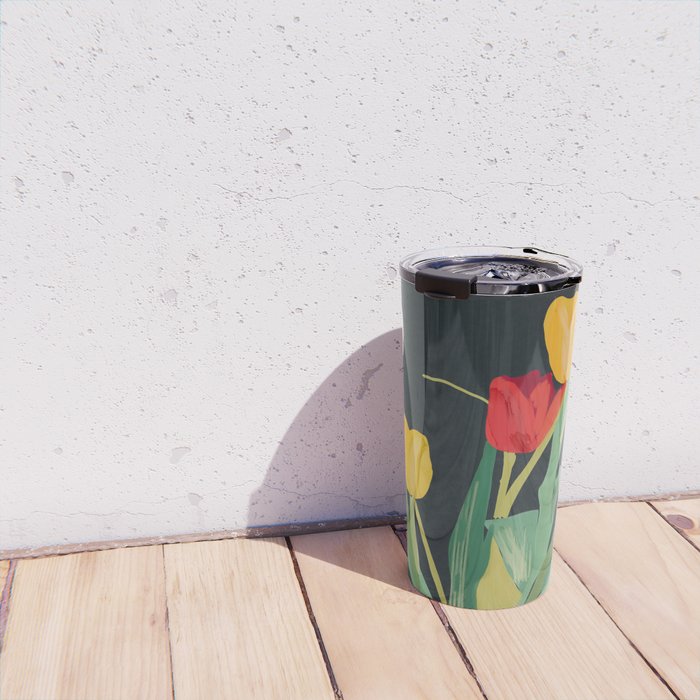 Flowers 32 Travel Mug Gallery Image 4