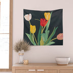 Flowers 32 Wall Tapestry Gallery Image 2
