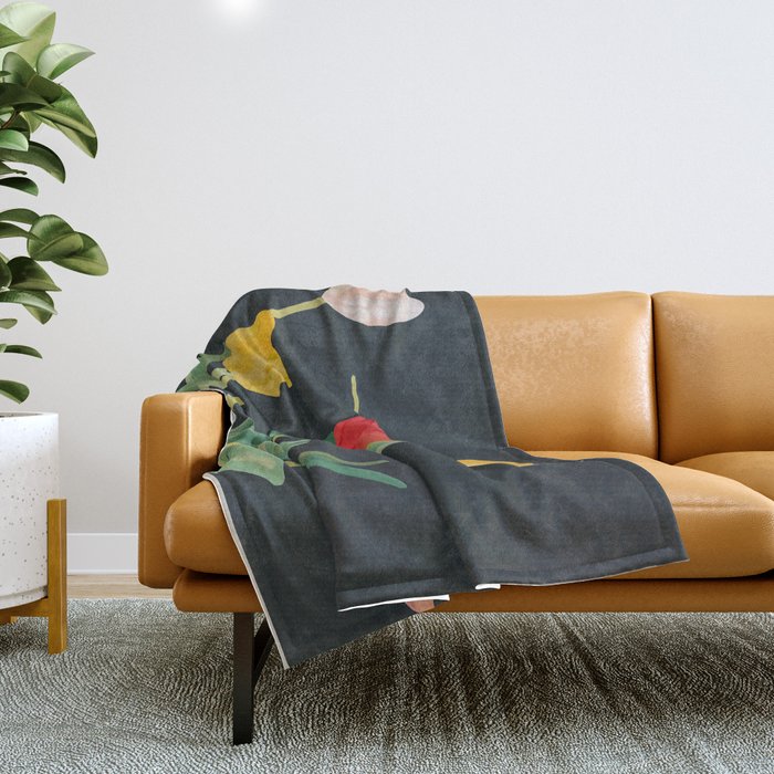 Flowers 32 Throw Blanket Gallery Image 1