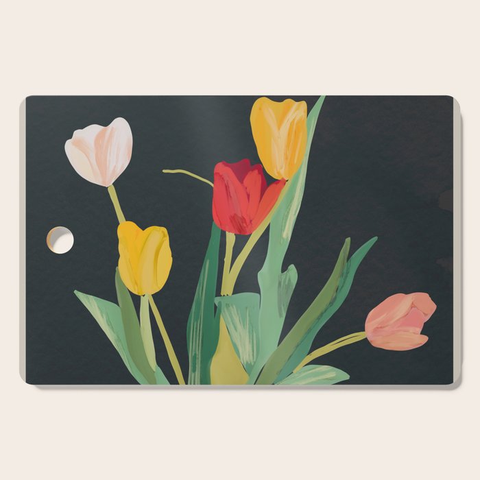 Flowers 32 Cutting Board Gallery Image 1