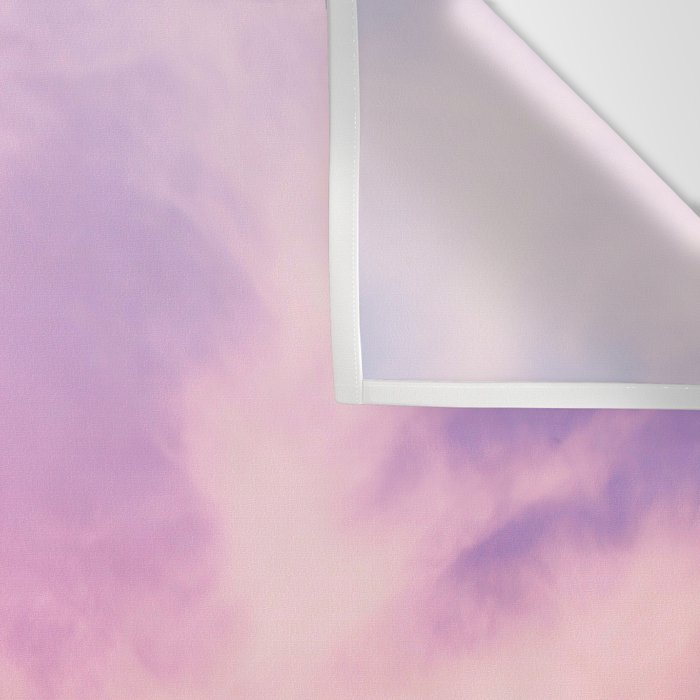 Pink And Purple Fluffy Colorful Clouds Cotton Candy Texture Wall Tapestry Gallery Image 3