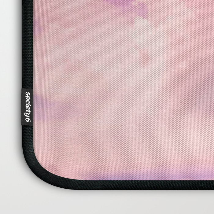 Pink And Purple Fluffy Colorful Clouds Cotton Candy Texture Laptop Sleeve Gallery Image 3